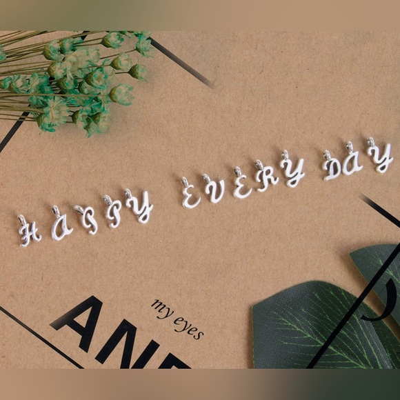 110 ALPHABET LETTER CHARMS, Bracelets & MORE JEWELRY MAKING BUNDLE DIY LOT - Picture 3 of 11